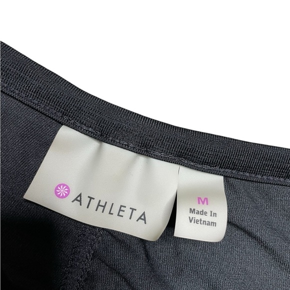 ATHLETA Illume UPF Fitted Top Black Size Medium - Picture 5 of 7